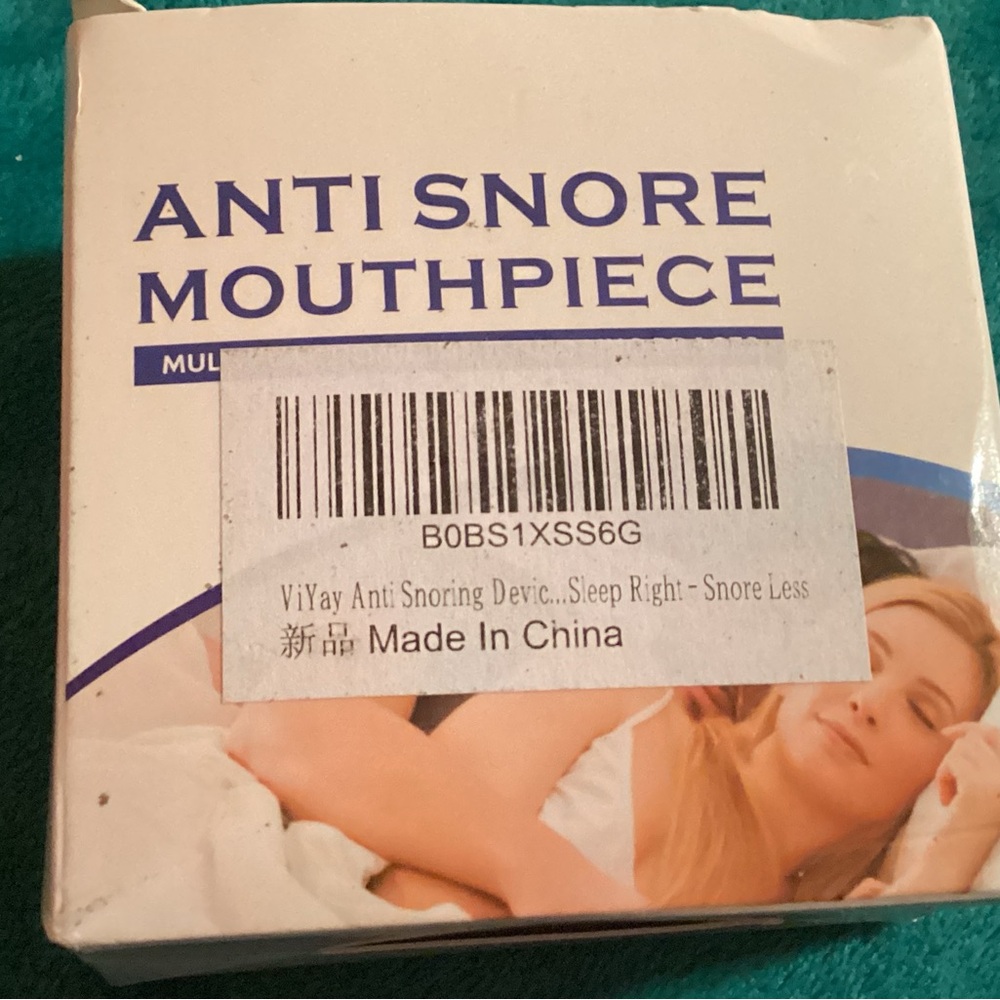 ViaYay anti snore mouthpiece new box